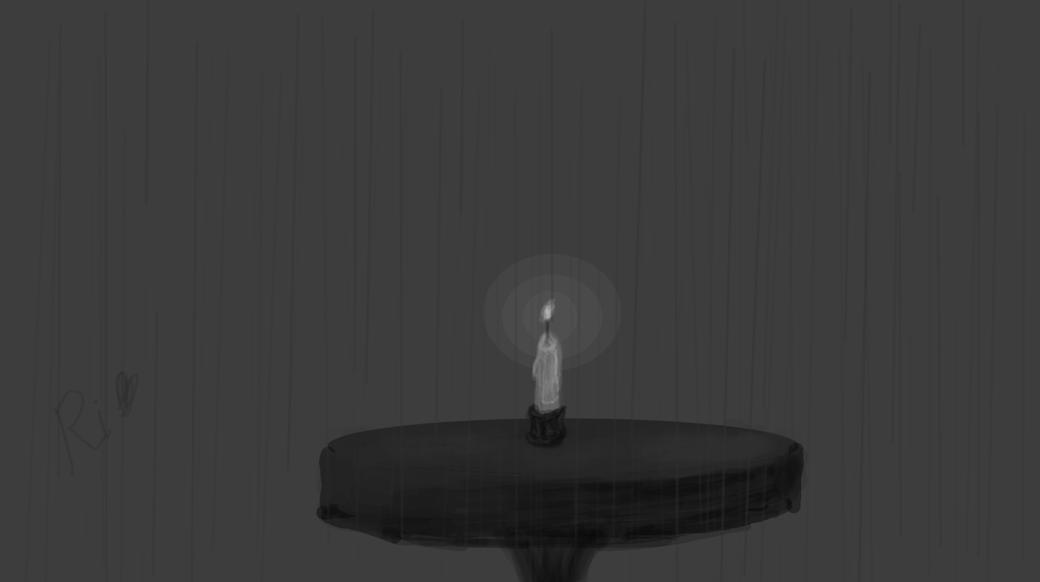 رسمة بدرجات الاسود 🩶